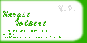 margit volpert business card